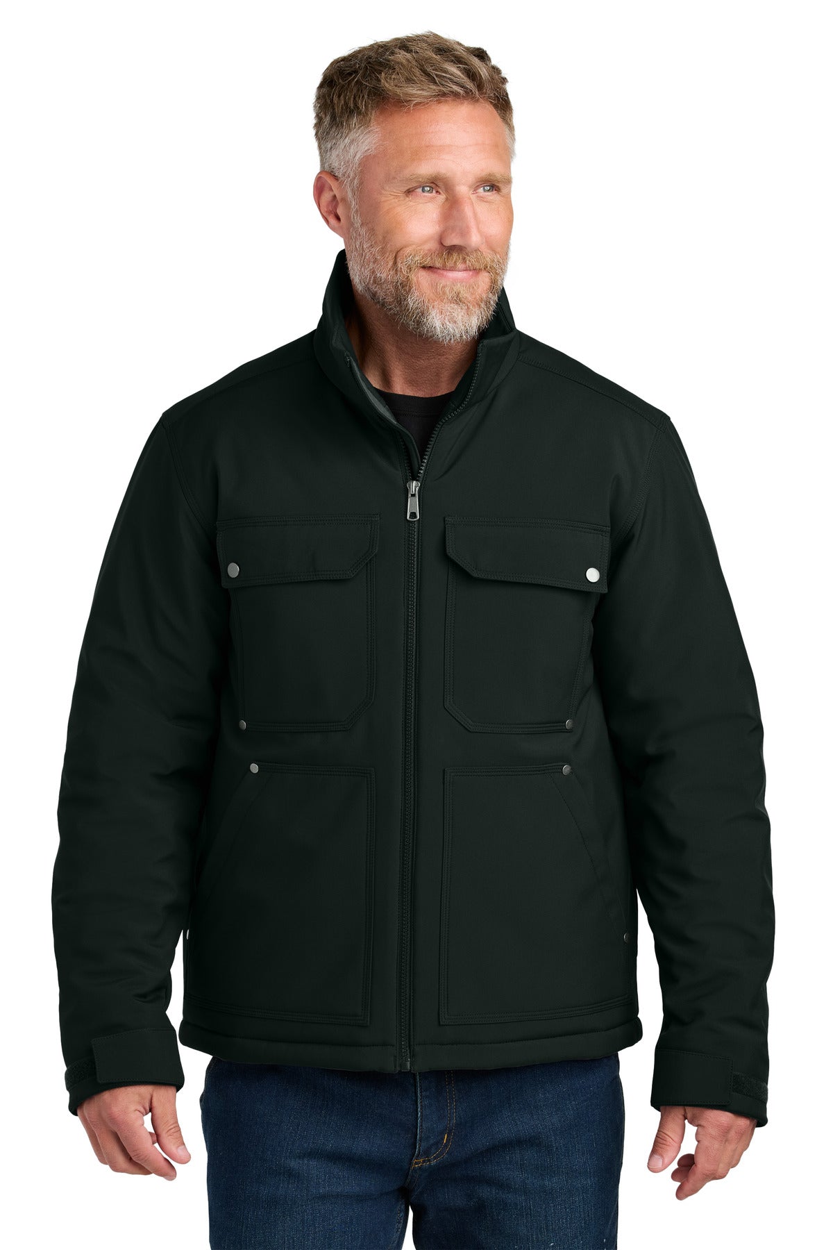 Custom Embroidery or DTF Print - CornerStone ® Insulated Workwear Soft Shell CSJ75