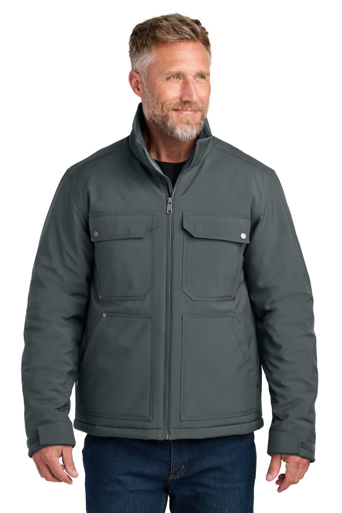 Custom Embroidery or DTF Print - CornerStone ® Insulated Workwear Soft Shell CSJ75