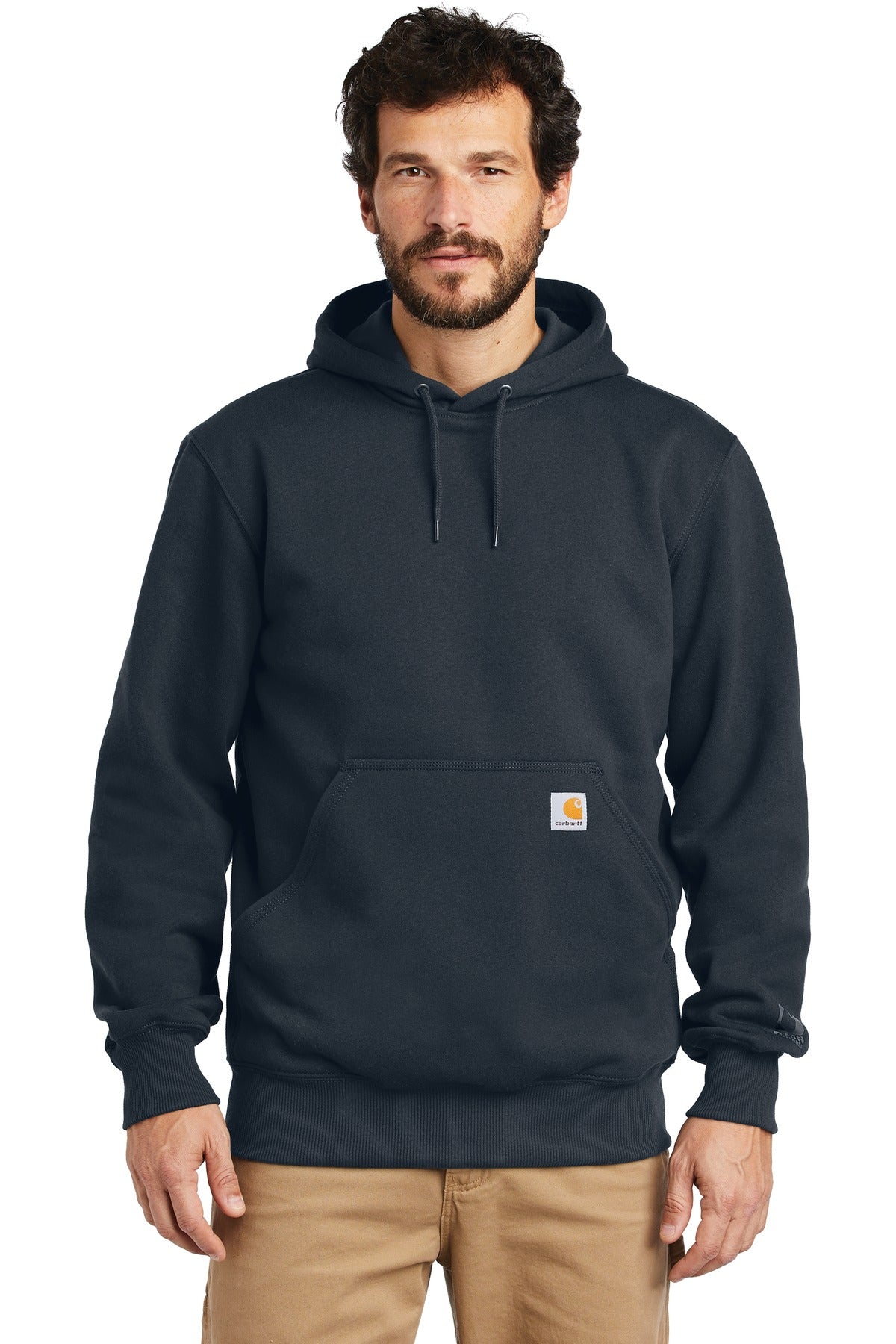 Custom Embroidered - Carhartt © Rain Defender © Paxton Heavyweight Hooded Sweatshirt. CT100615