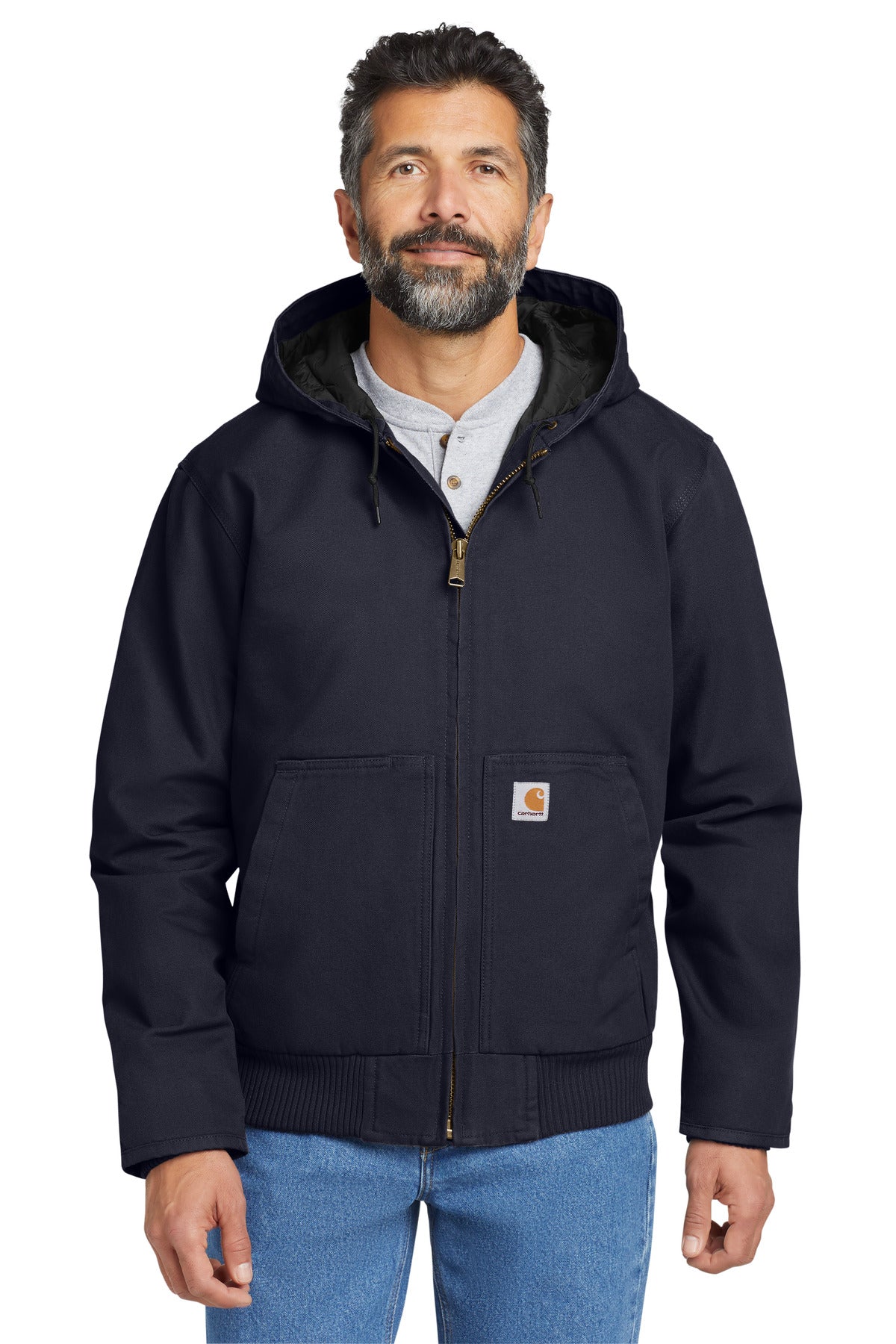 Custom Embroidered - Carhartt ® Washed Duck Active Jac. CT104050