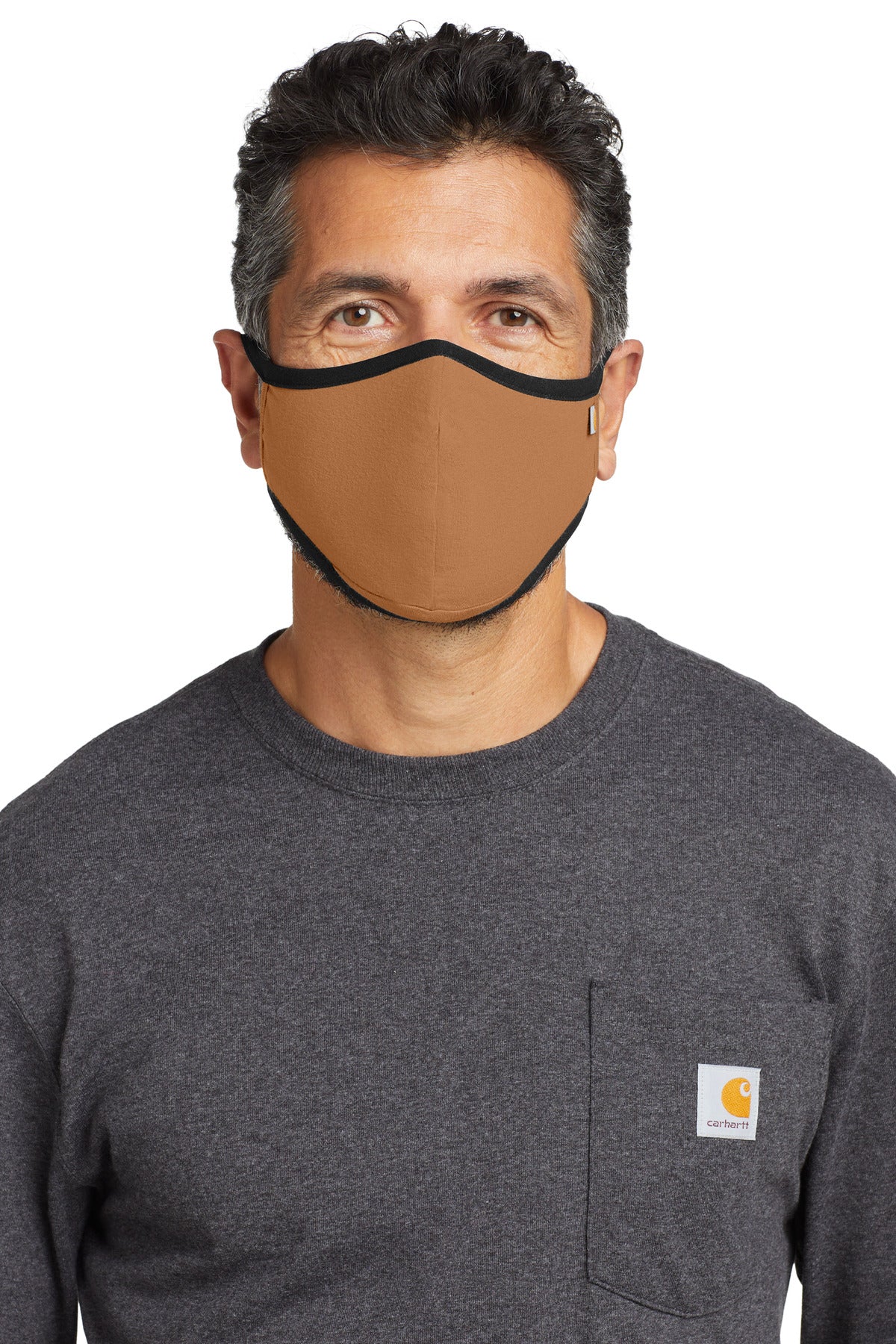 Custom Embroidered - Carhartt© Cotton Ear Loop Face Mask (3 pack) CT105160