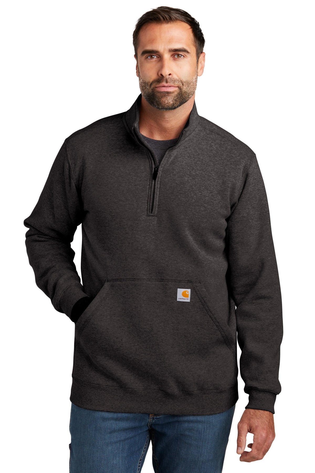 Custom Embroidered - Carhartt ® Midweight 1/4-Zip Mock Neck Sweatshirt CT105294