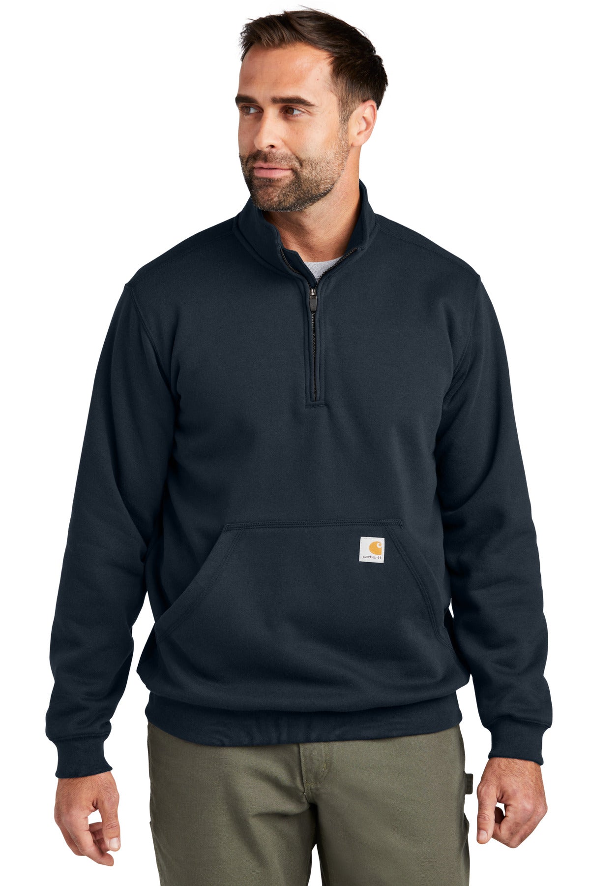Custom Embroidered - Carhartt ® Midweight 1/4-Zip Mock Neck Sweatshirt CT105294