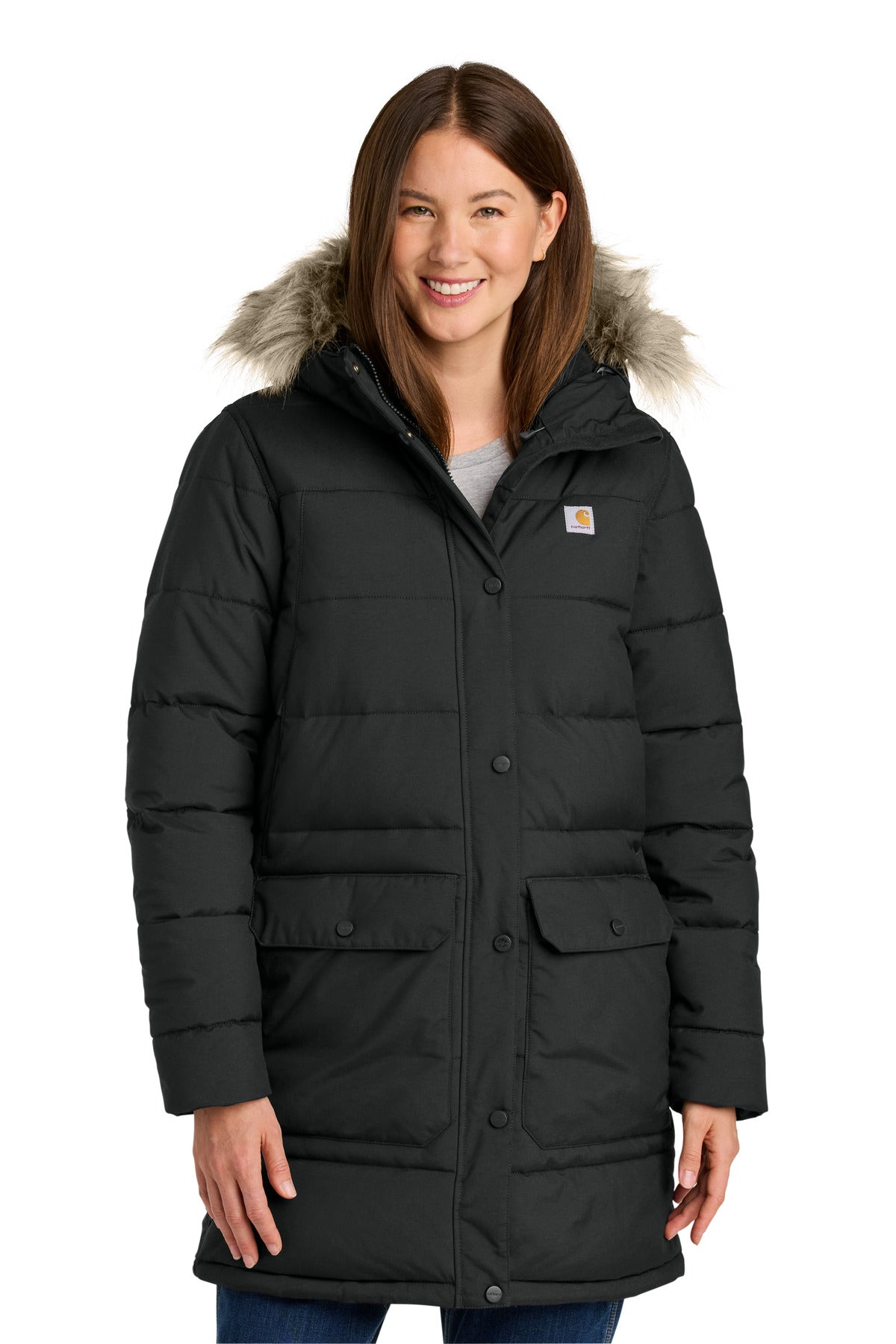 Custom Embroidered - Carhartt ® Women's Montana Insulated Hooded Coat CT105456