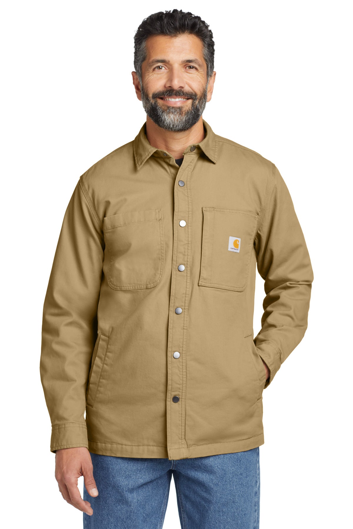 Custom Embroidered - Carhartt© Rugged Flex© Fleece-Lined Shirt Jac CT105532