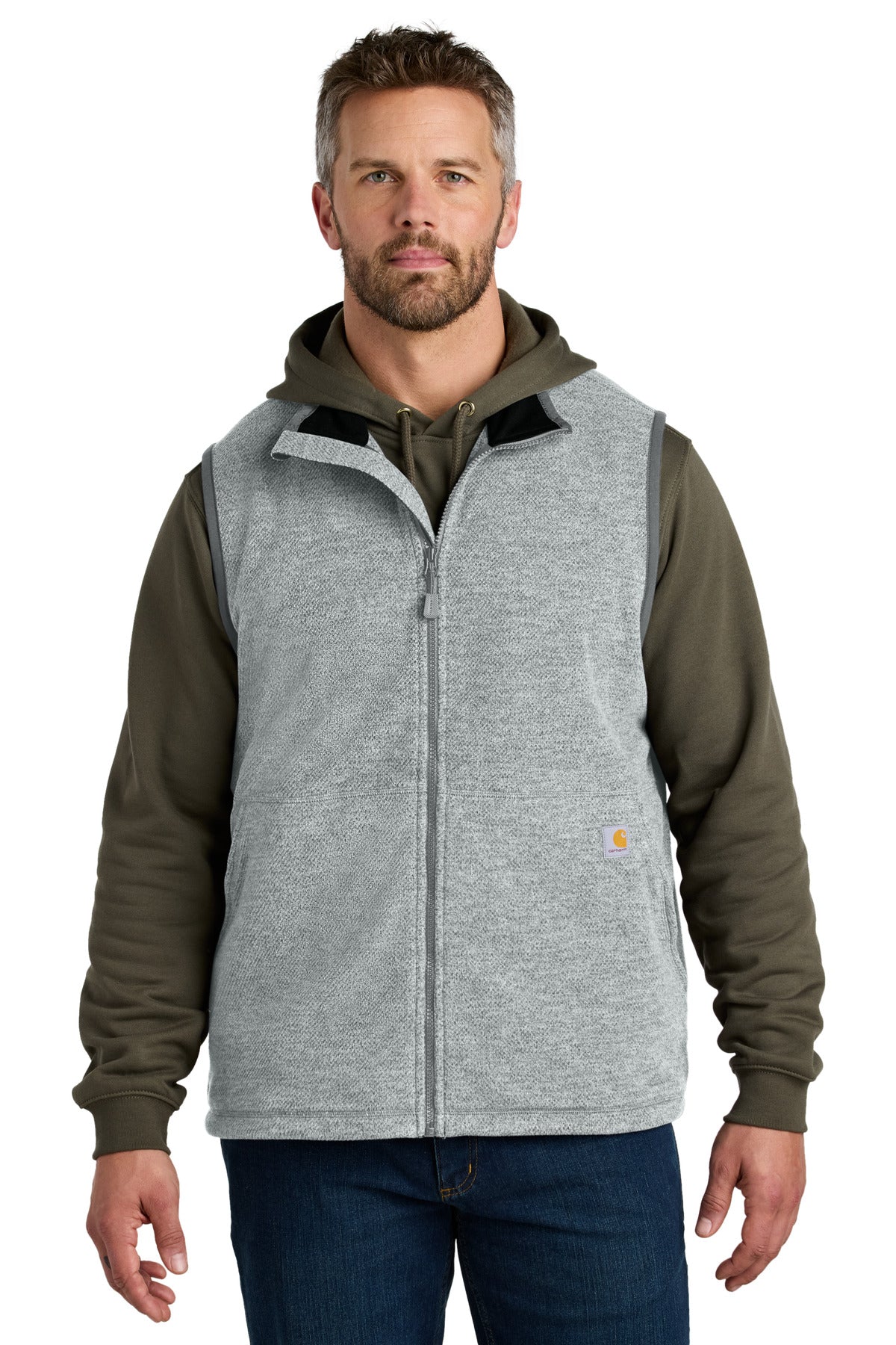 Custom Embroidered - Carhartt© Textured Fleece Vest CT106418
