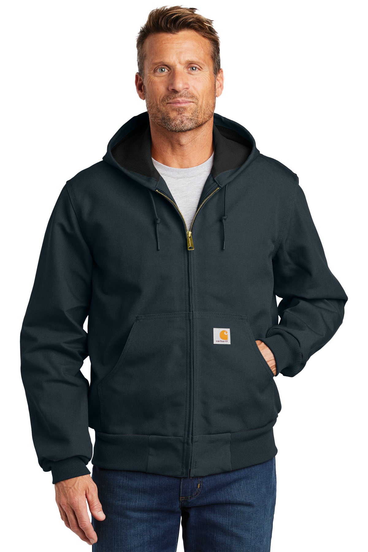 Custom Embroidered - Carhartt ® Thermal-Lined Duck Active Jac. CT106678