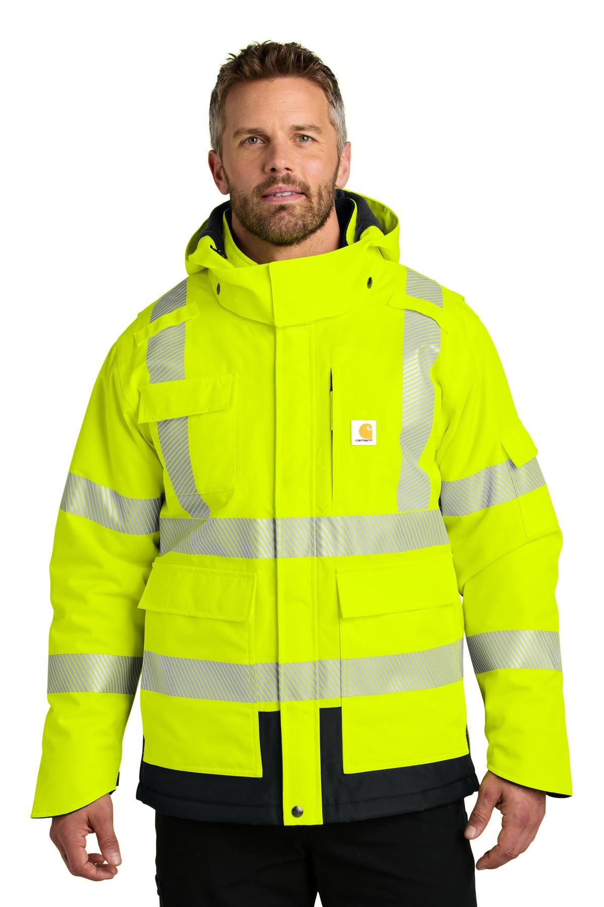 Custom Embroidered - Carhartt© ANSI 107 Class 3 Waterproof Heavyweight Insulated Jacket CT106694