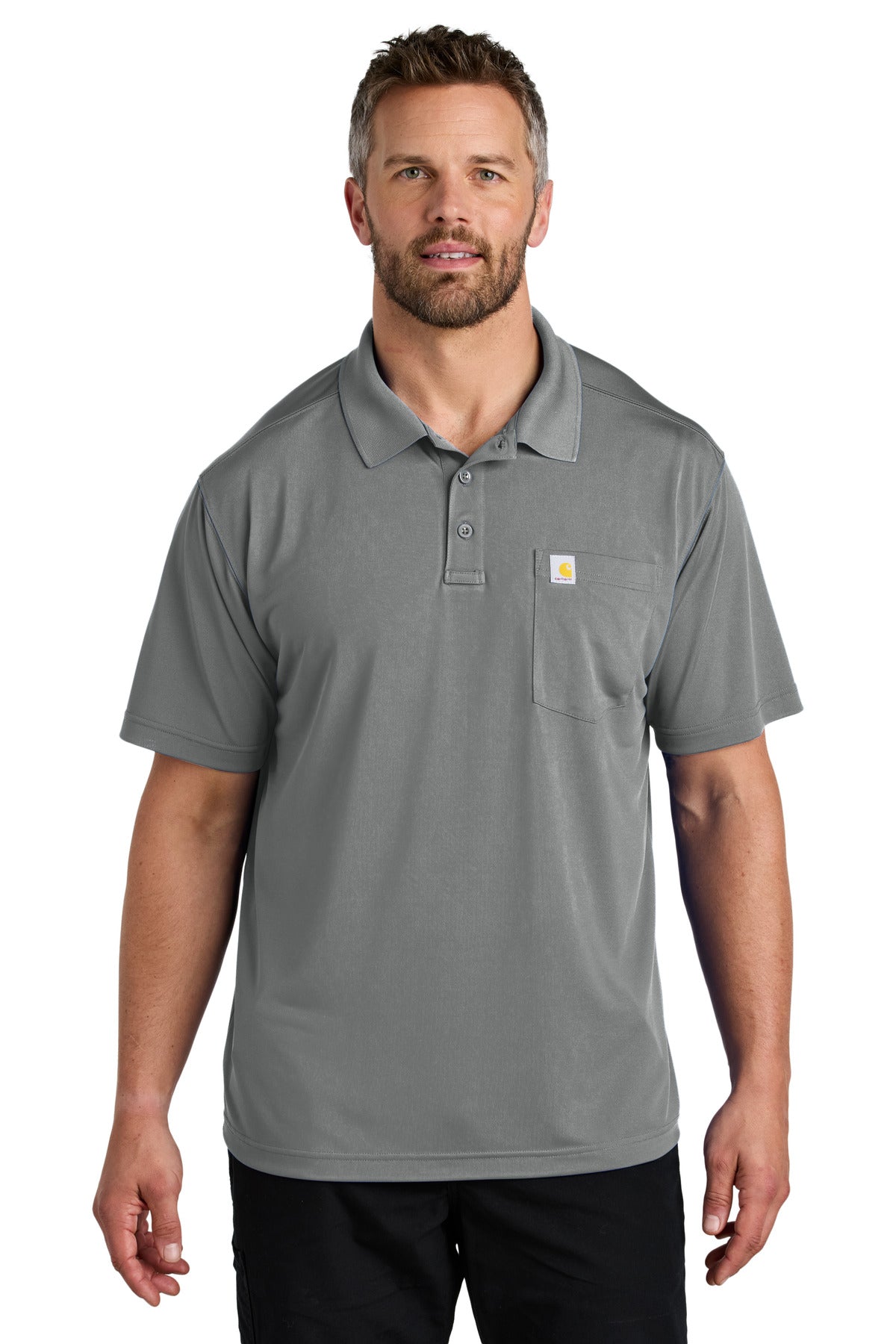 Custom Embroidered - Carhartt Force© Snag-Resistant Pocket Polo CT106880
