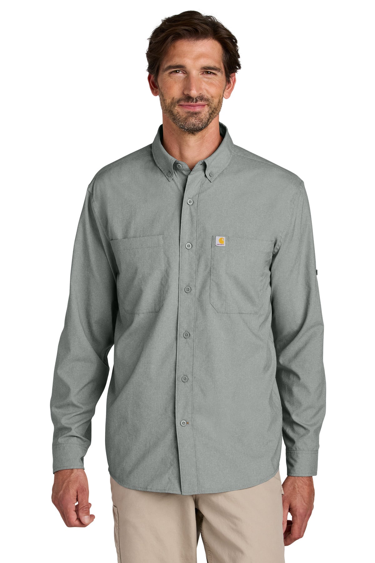 Custom Embroidered - Carhartt Force ® Sun Defender ™ Long Sleeve Shirt CT107106