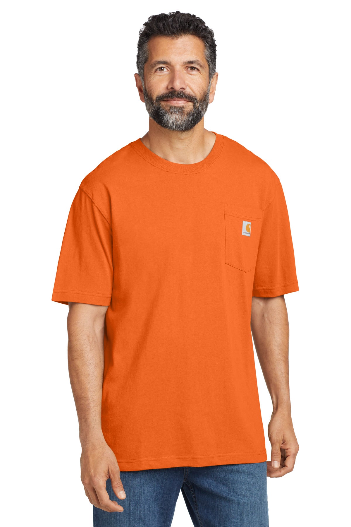 Custom Embroidered or DTF Printed - Carhartt ® Workwear Pocket Short Sleeve T-Shirt. CTK87