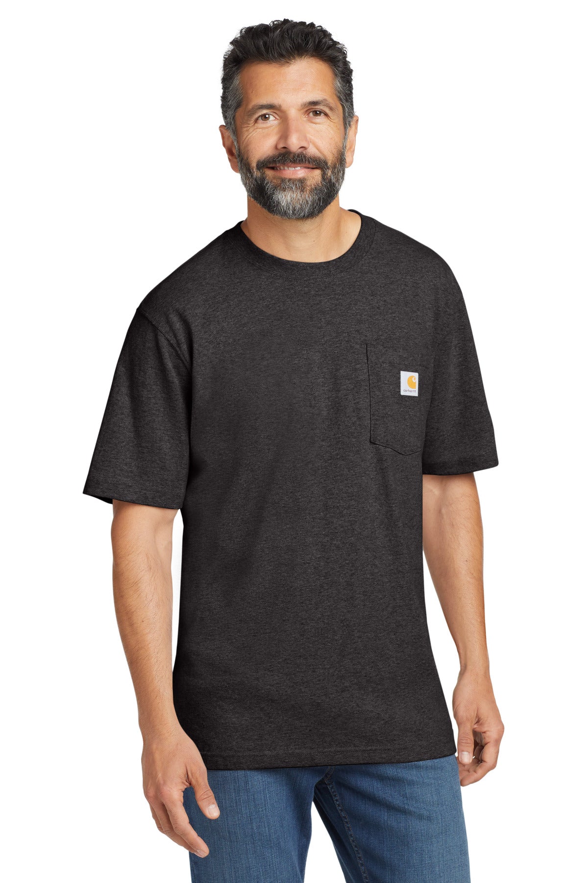 Custom Embroidered or DTF Printed - Carhartt ® Workwear Pocket Short Sleeve T-Shirt. CTK87