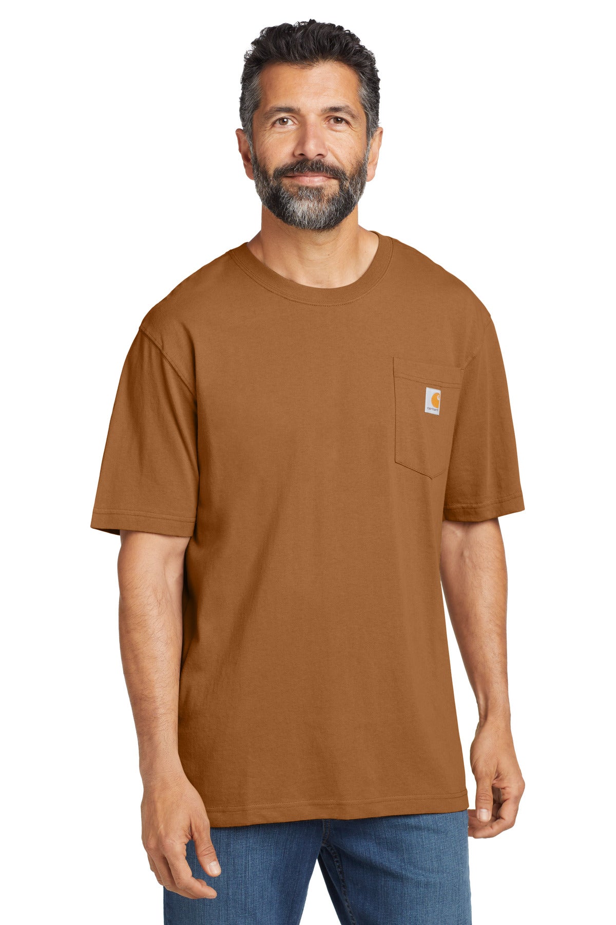 Custom Embroidered or DTF Printed - Carhartt ® Workwear Pocket Short Sleeve T-Shirt. CTK87