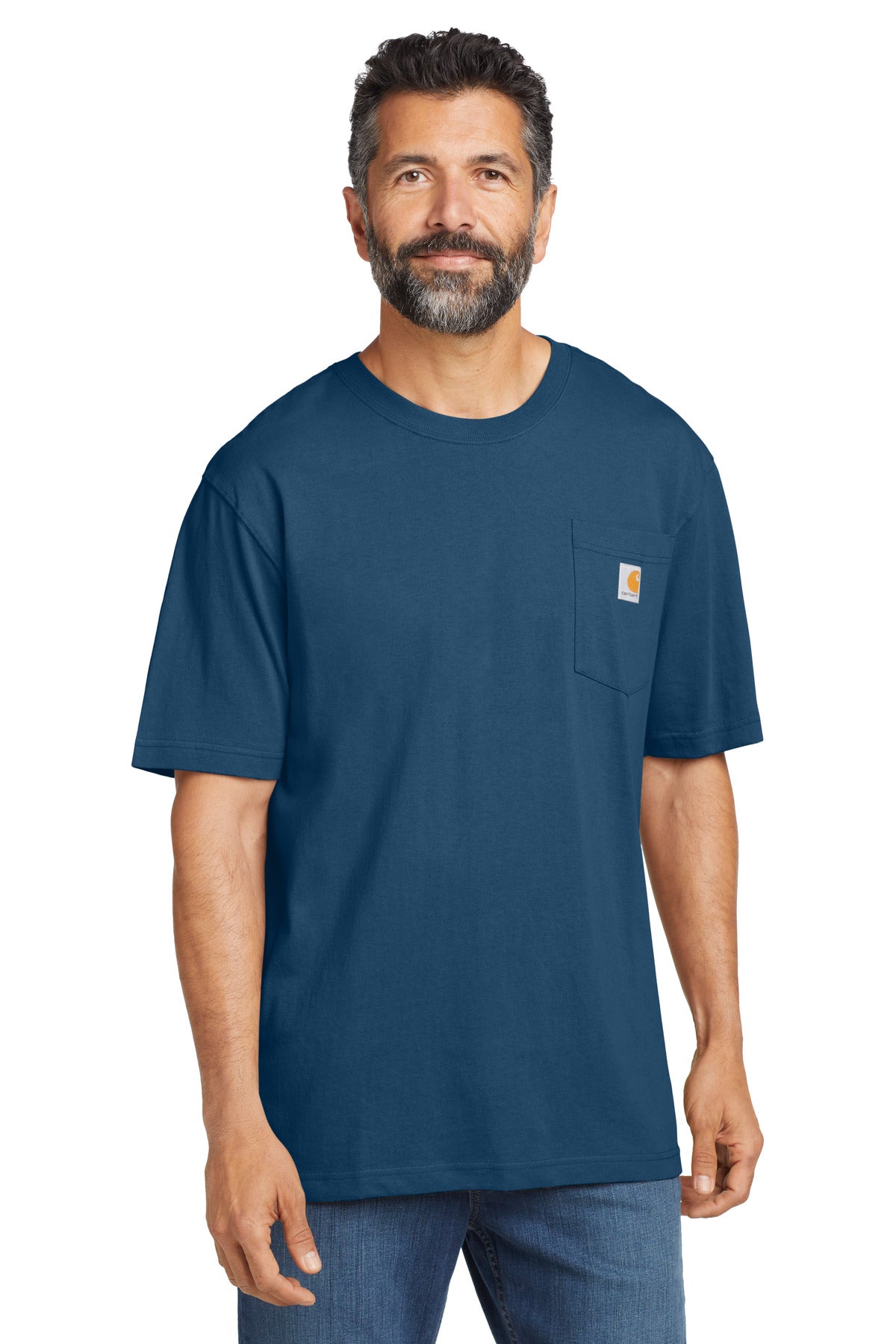 Custom Embroidered or DTF Printed - Carhartt ® Workwear Pocket Short Sleeve T-Shirt. CTK87