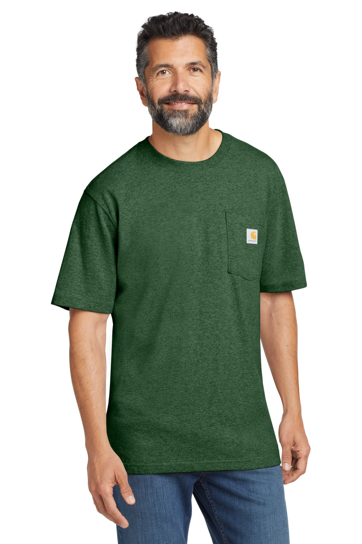 Custom Embroidered or DTF Printed - Carhartt ® Workwear Pocket Short Sleeve T-Shirt. CTK87