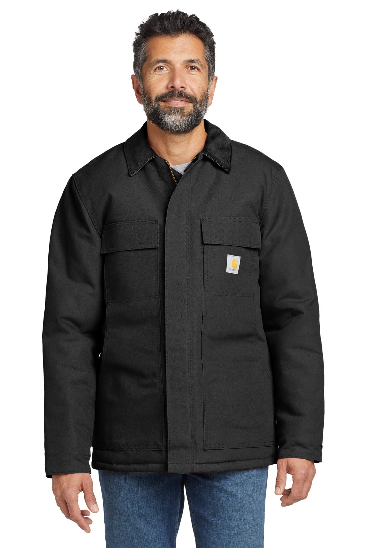 Custom Embroidered - Carhartt ® Tall Duck Traditional Coat. CTT106674