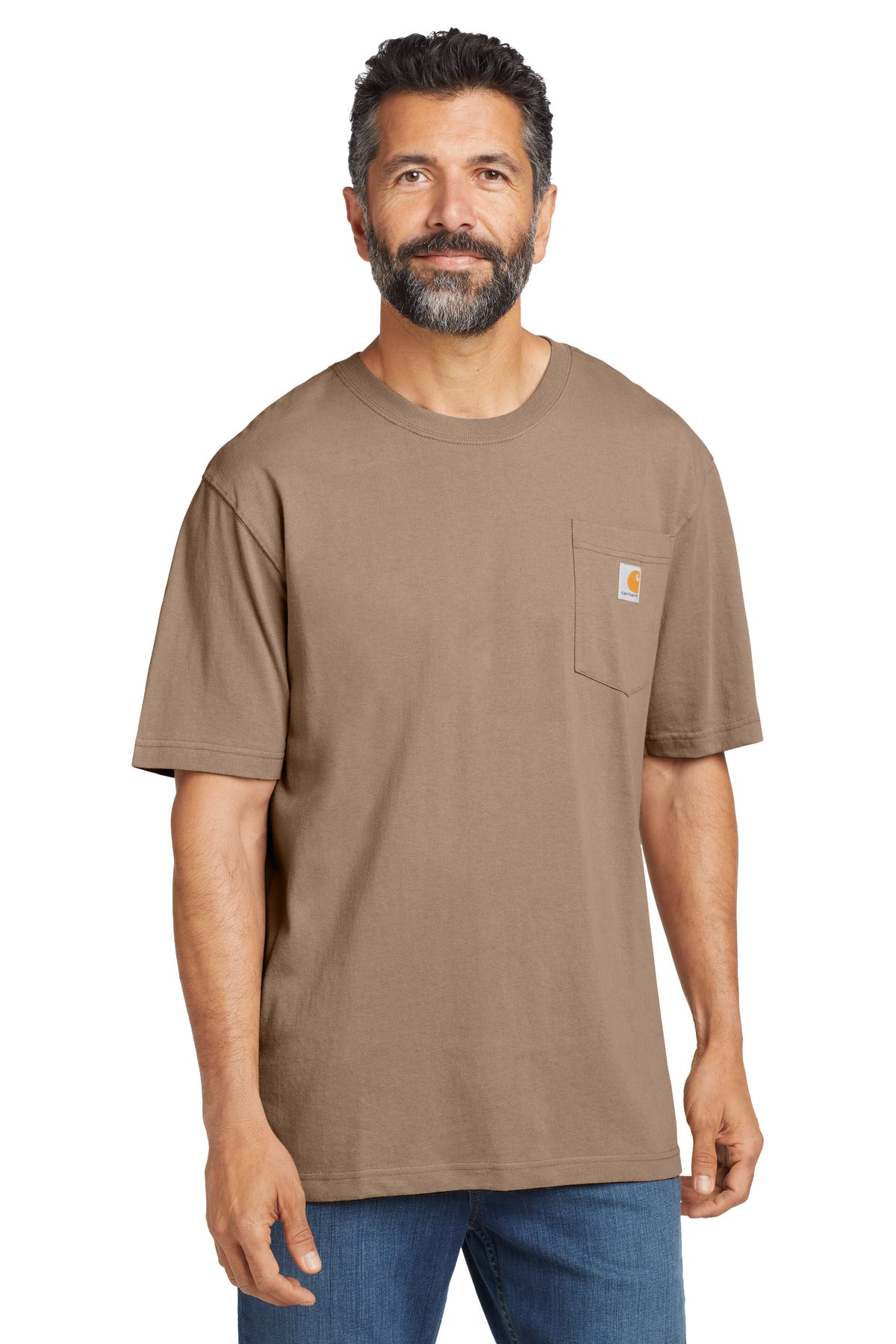 Custom Embroidered - Carhartt © Tall Workwear Pocket Short Sleeve T-Shirt. CTTK87
