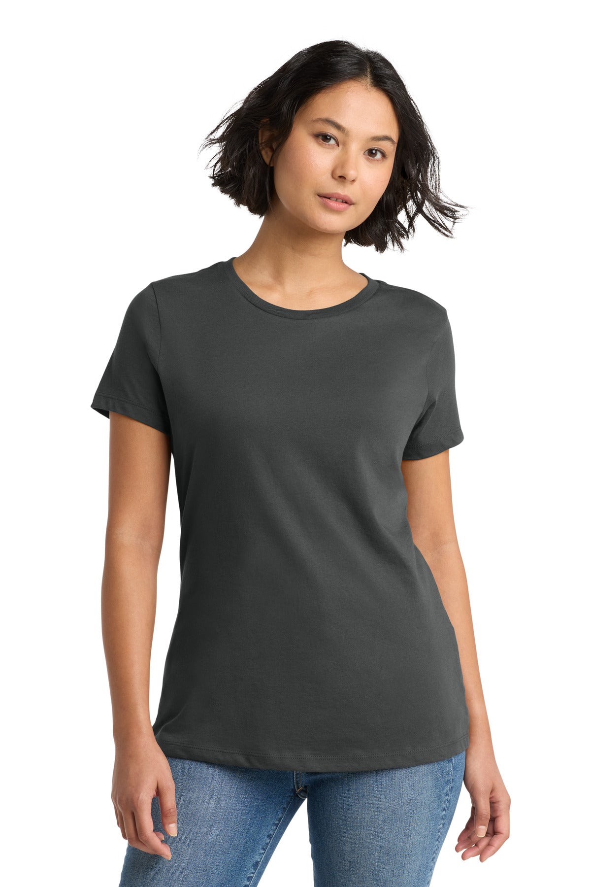 Custom Embroidery or DTF Print - District ® Women's Perfect Weight ® Tee. DM104L