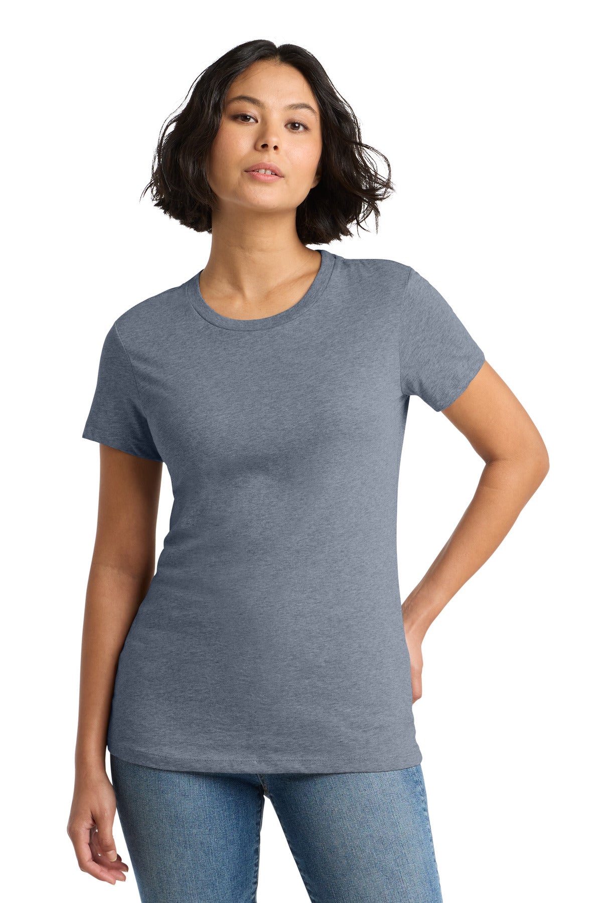 Custom Embroidery or DTF Print - District ® Women's Perfect Weight ® Tee. DM104L