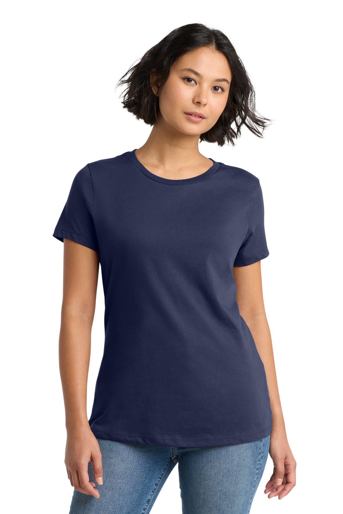Custom Embroidery or DTF Print - District ® Women's Perfect Weight ® Tee. DM104L