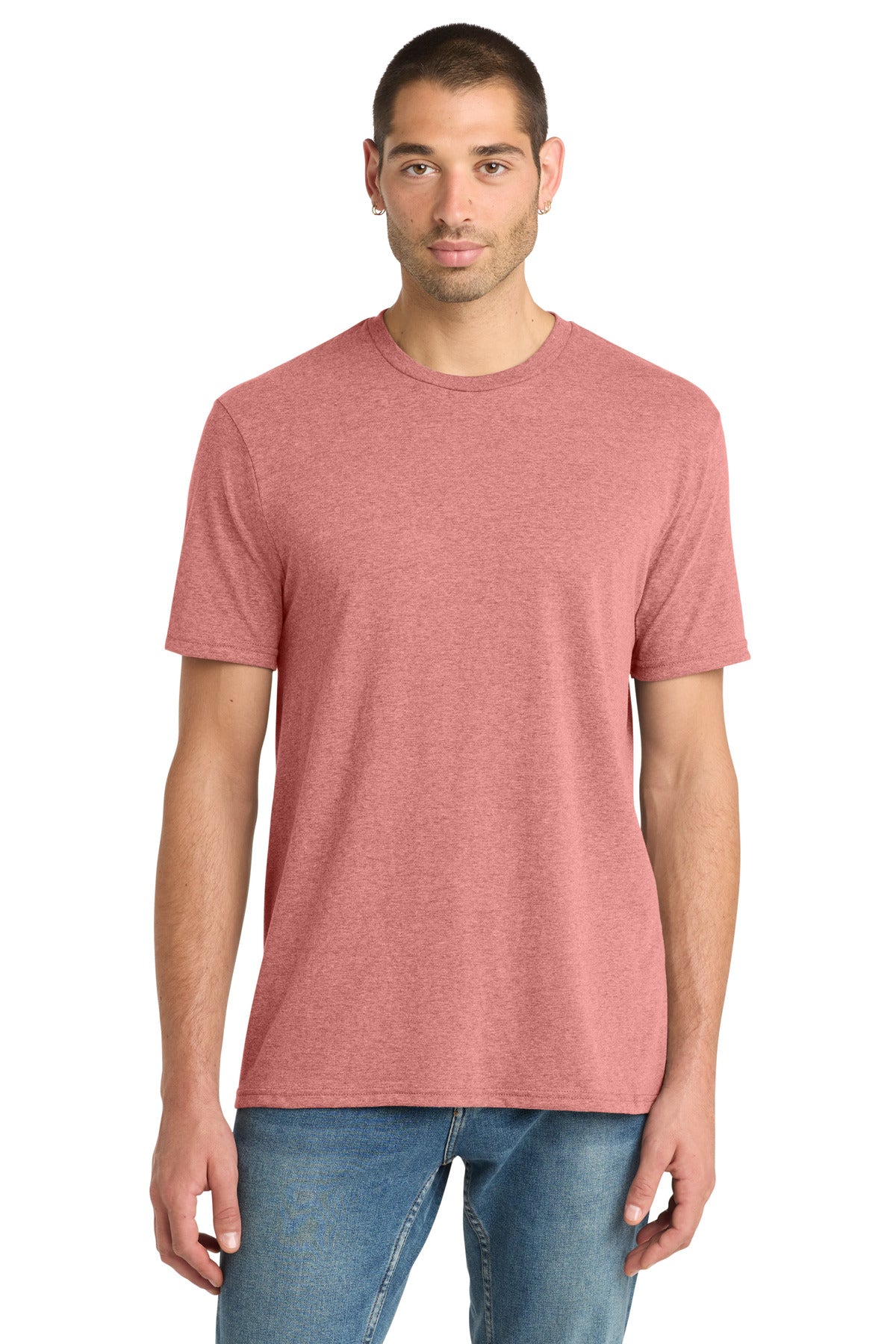 Custom Embroidery or DTF Print - District ® Perfect Blend ® CVC Tee. DM108