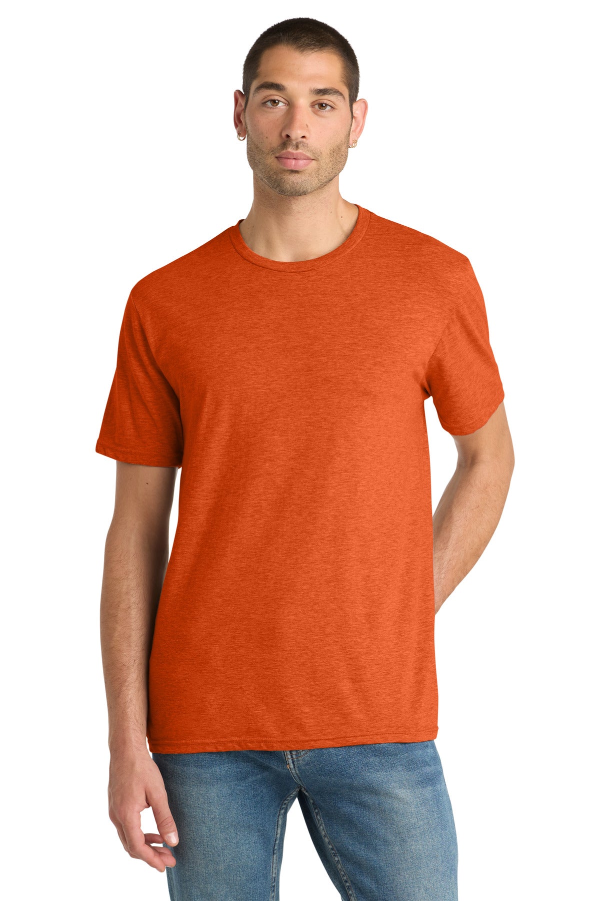 Custom Embroidery or DTF Print - District ® Perfect Blend ® CVC Tee. DM108