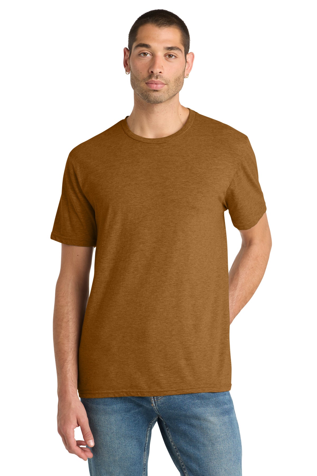 Custom Embroidery or DTF Print - District ® Perfect Blend ® CVC Tee. DM108
