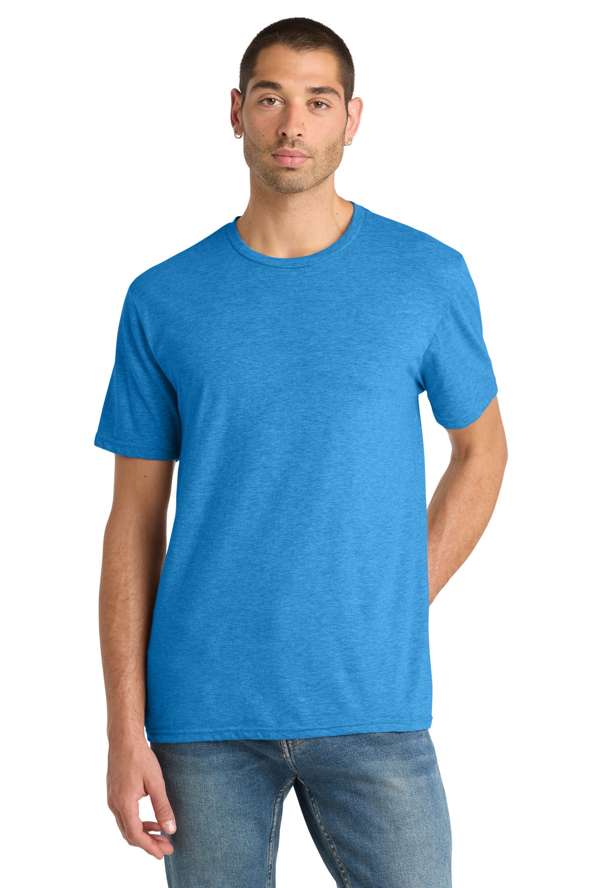 Custom Embroidery or DTF Print - District ® Perfect Blend ® CVC Tee. DM108