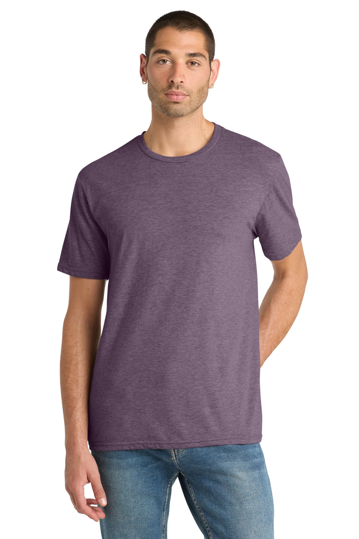 Custom Embroidery or DTF Print - District ® Perfect Blend ® CVC Tee. DM108