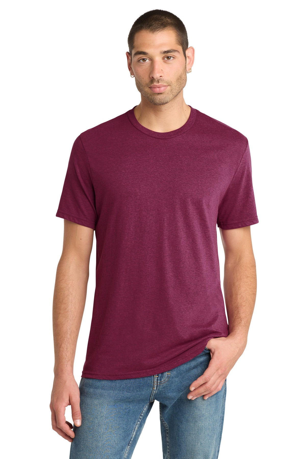 Custom Embroidery or DTF Print - District ® Perfect Blend ® CVC Tee. DM108