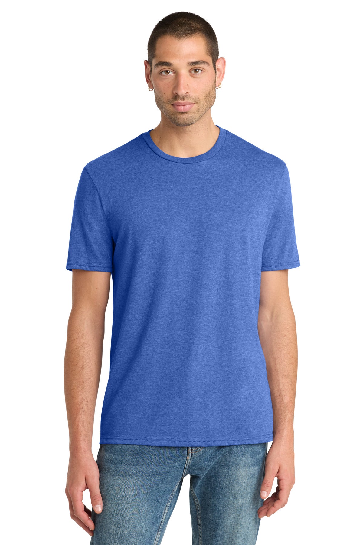 Custom Embroidery or DTF Print - District ® Perfect Blend ® CVC Tee. DM108