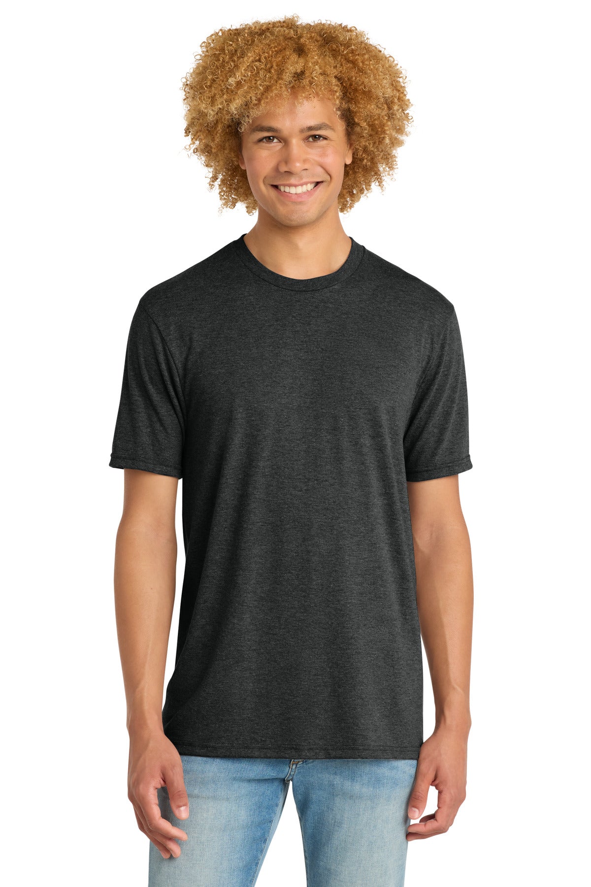 Custom Embroidery or DTF Print - District ® Perfect Tri ® DTG Tee DM130DTG