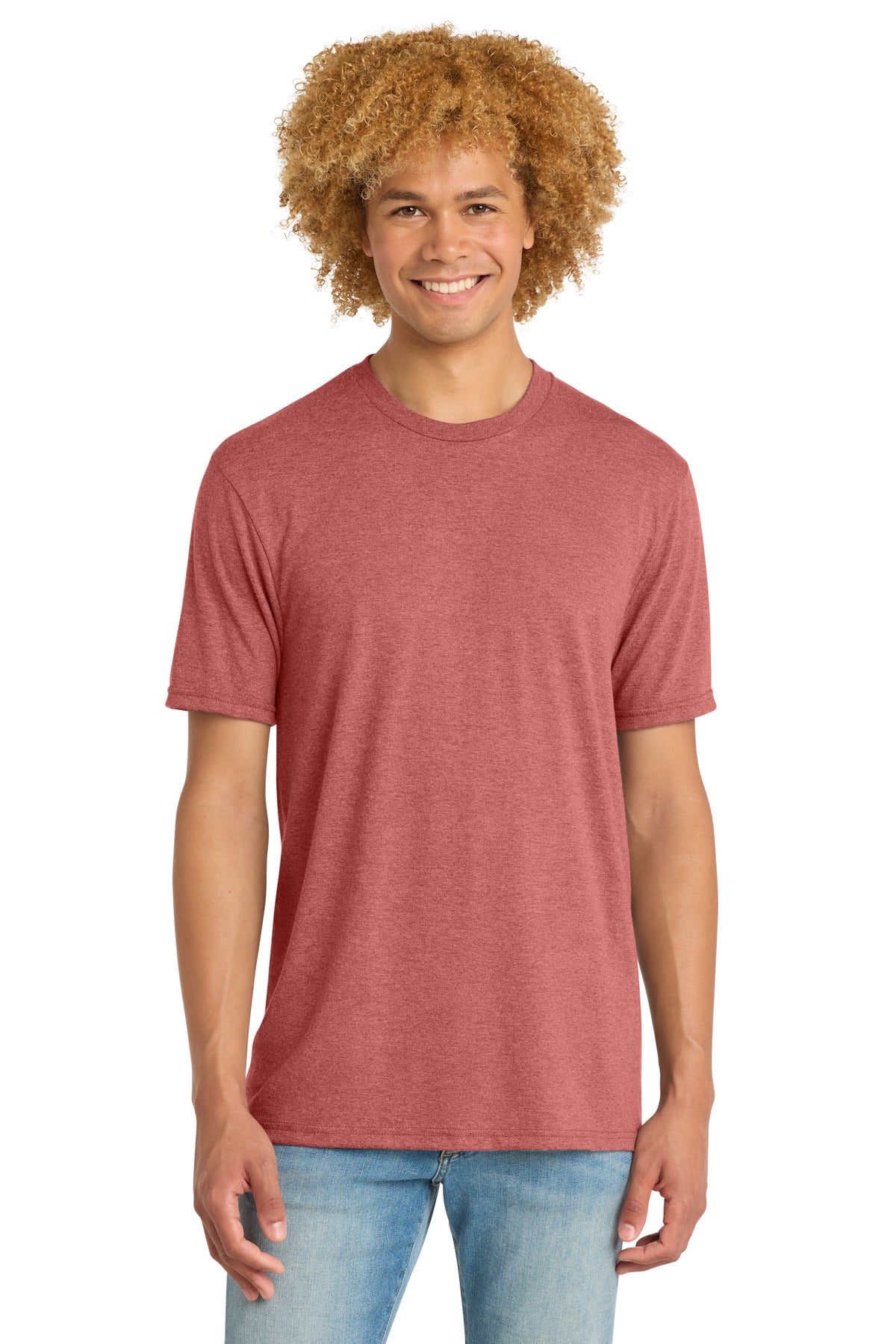 Custom Embroidery or DTF Print - District ® Perfect Tri ® DTG Tee DM130DTG