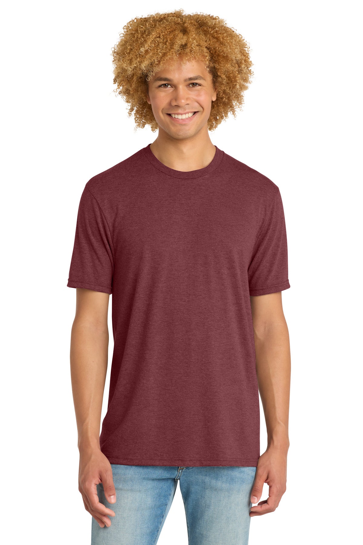 Custom Embroidery or DTF Print - District ® Perfect Tri ® DTG Tee DM130DTG