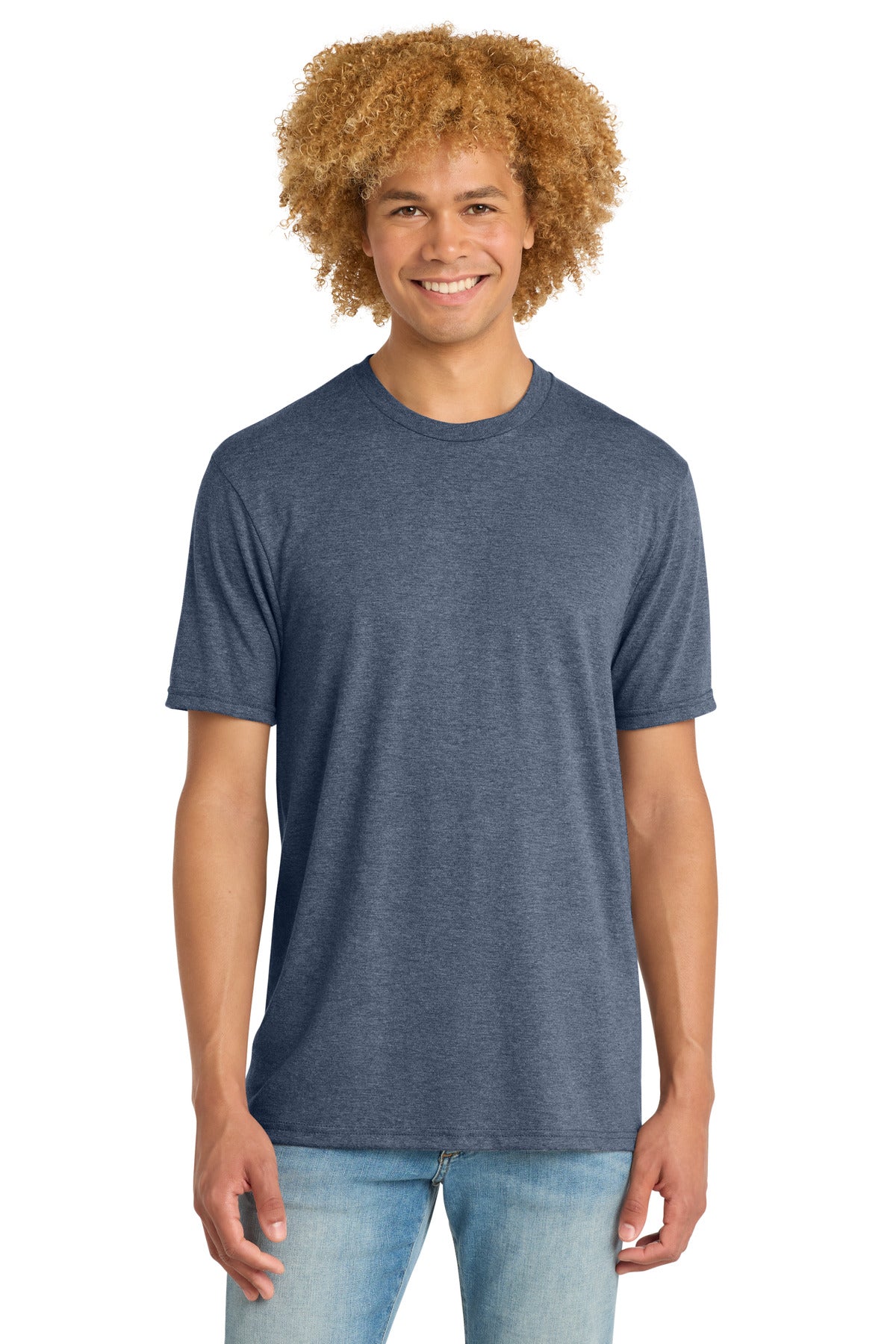 Custom Embroidery or DTF Print - District ® Perfect Tri ® DTG Tee DM130DTG