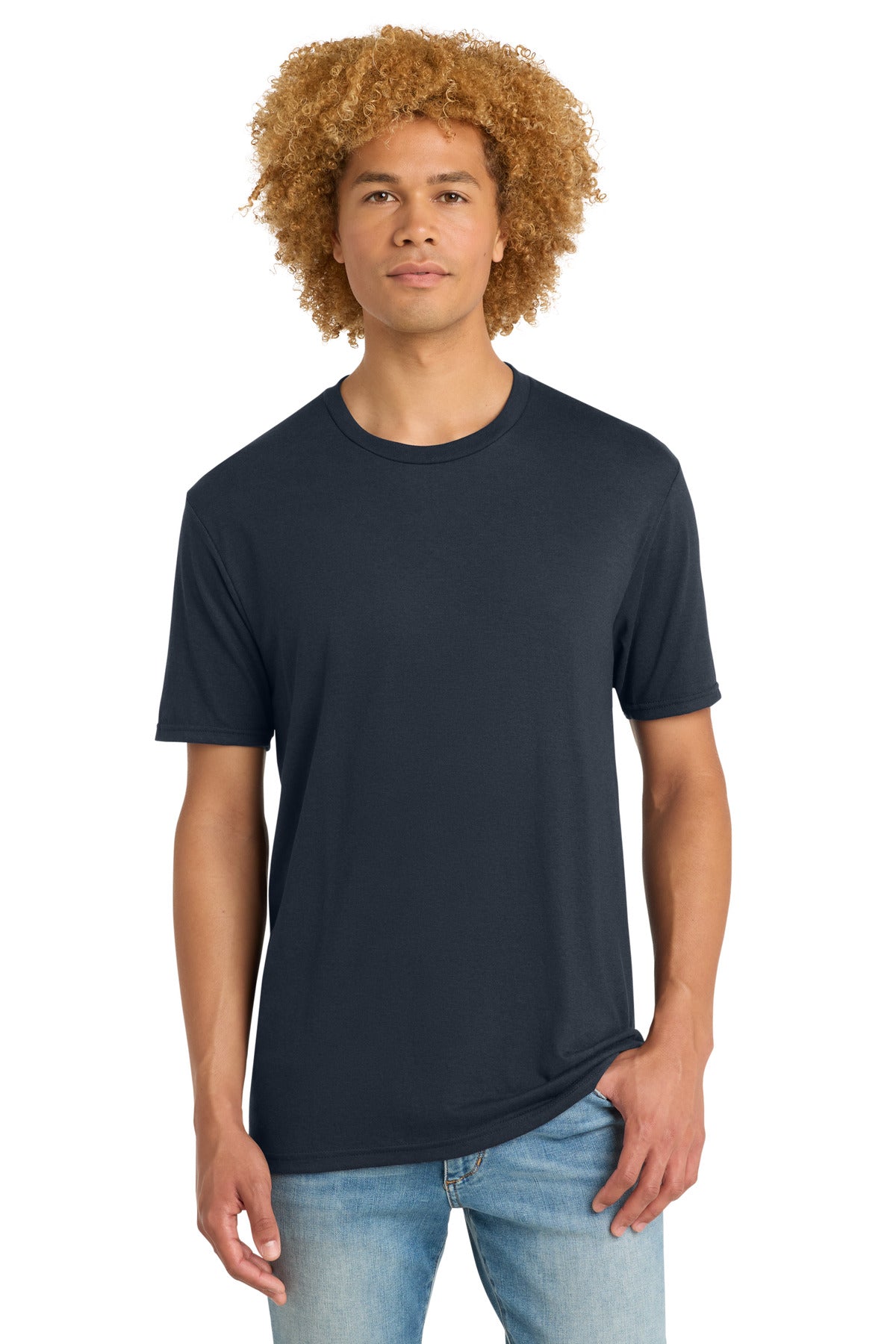 Custom Embroidery or DTF Print - District ® Perfect Tri ® DTG Tee DM130DTG