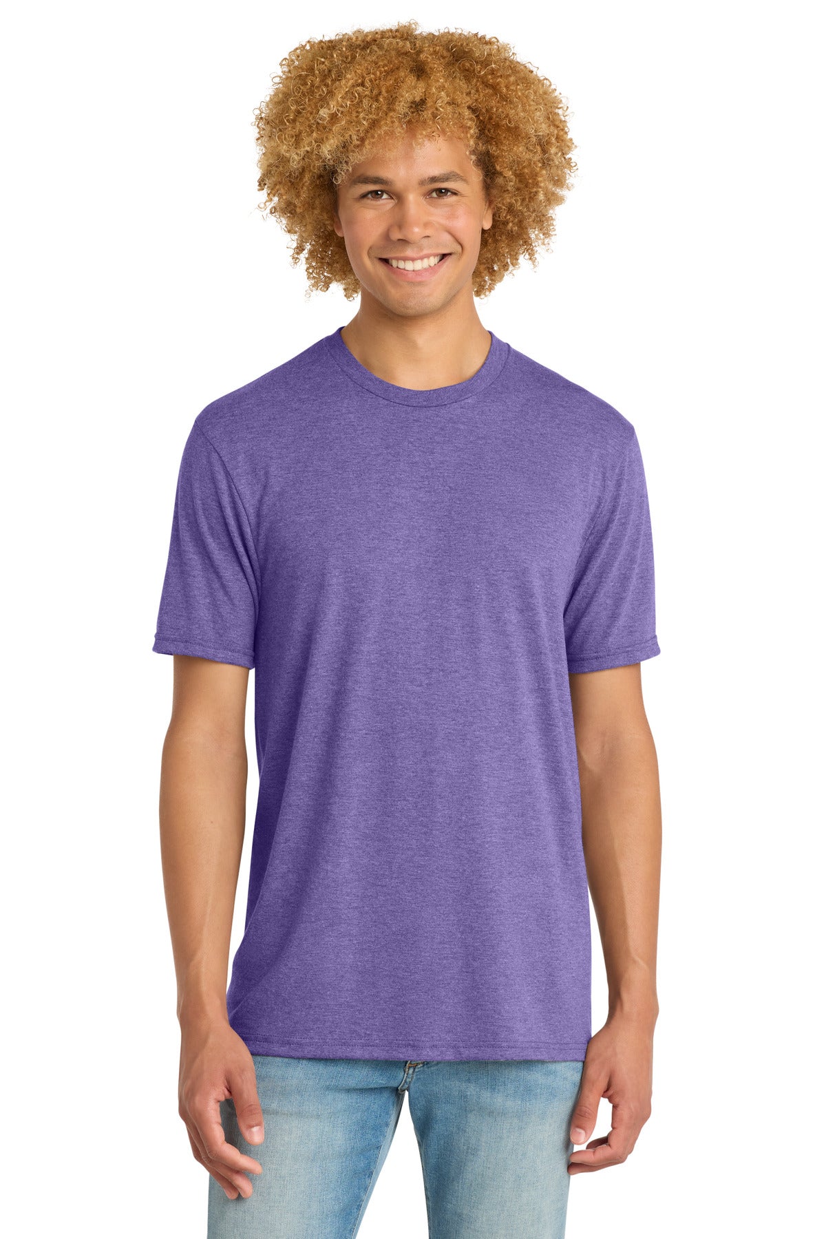 Custom Embroidery or DTF Print - District ® Perfect Tri ® DTG Tee DM130DTG