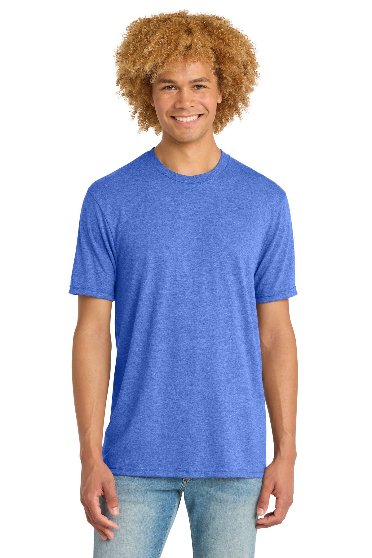 Custom Embroidery or DTF Print - District ® Perfect Tri ® DTG Tee DM130DTG