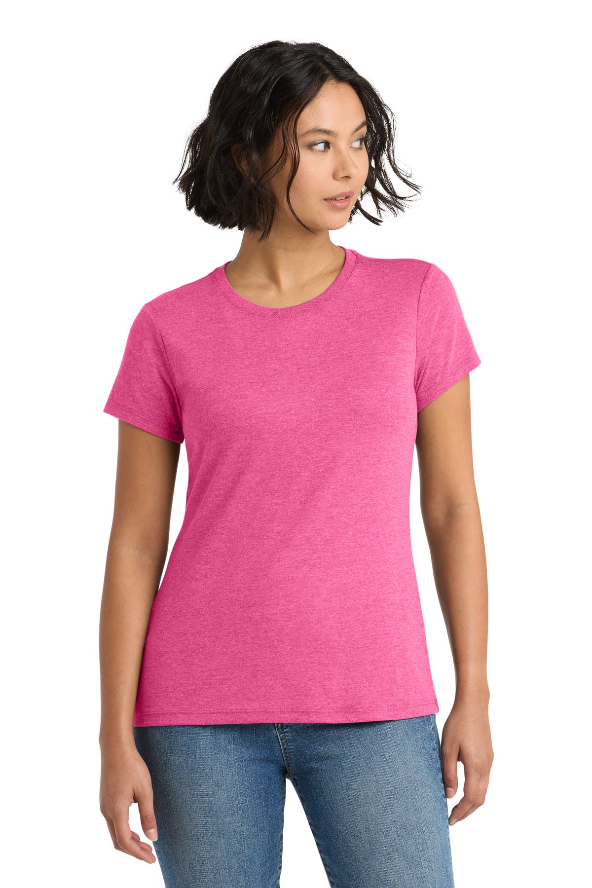 Custom Embroidery or DTF Print - District ® Women's Perfect Tri ® Tee. DM130L