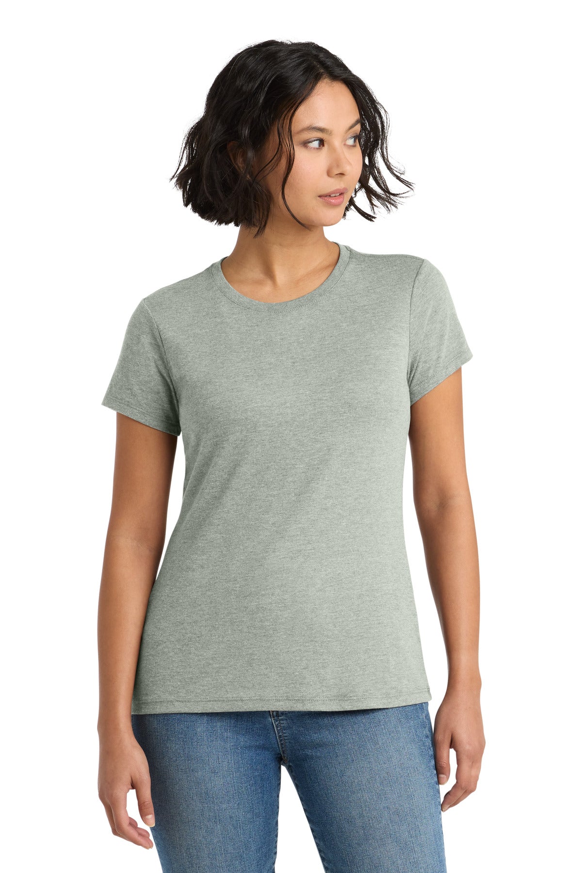Custom Embroidery or DTF Print - District ® Women's Perfect Tri ® Tee. DM130L