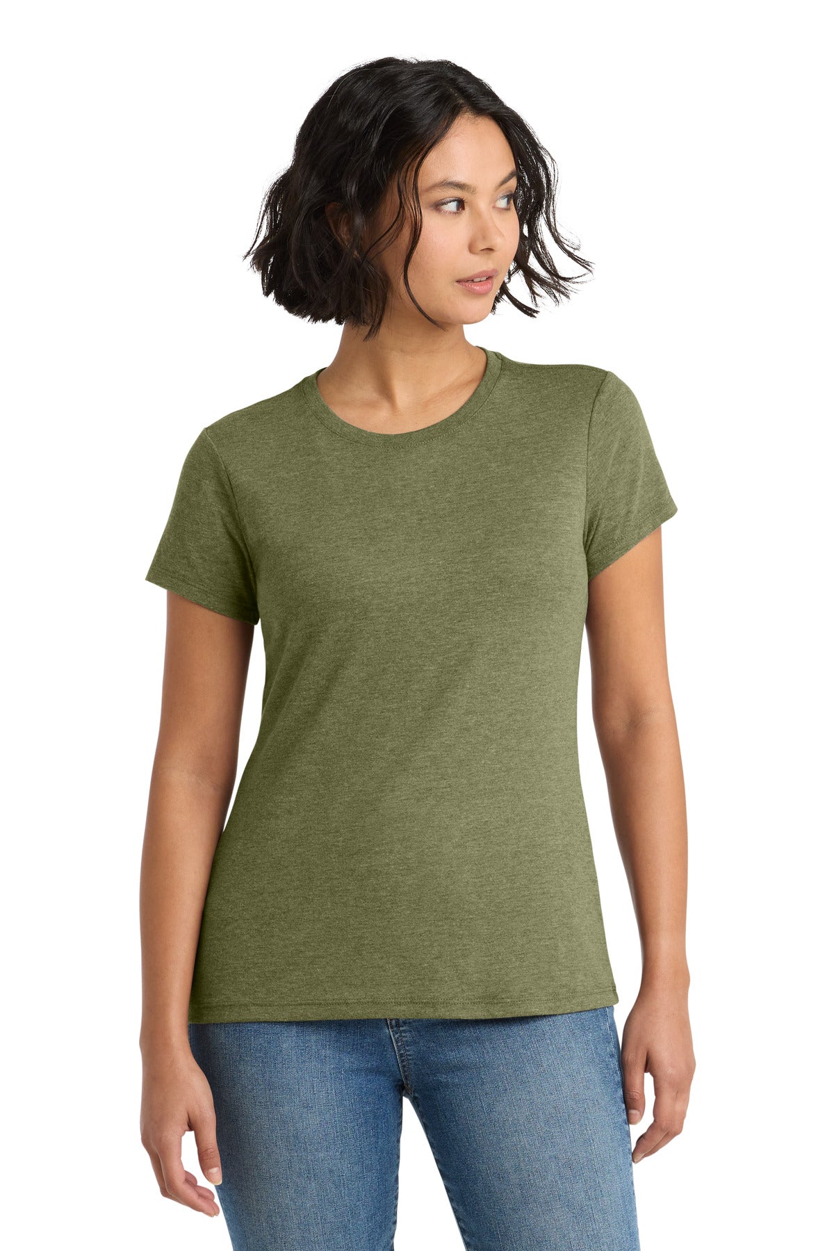 Custom Embroidery or DTF Print - District ® Women's Perfect Tri ® Tee. DM130L