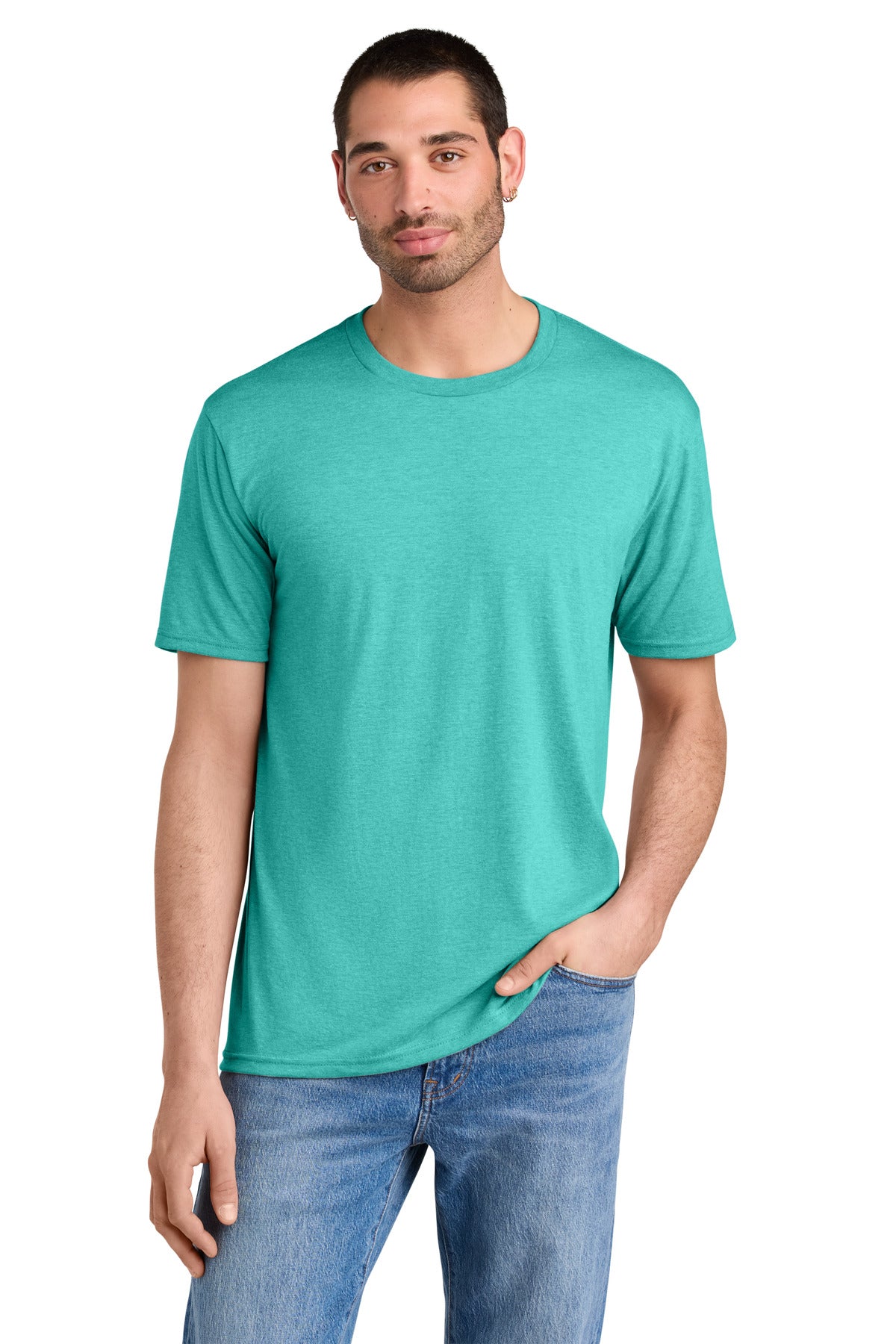 Custom Embroidery or DTF Print - District ® Perfect Tri ® Tee. DM130
