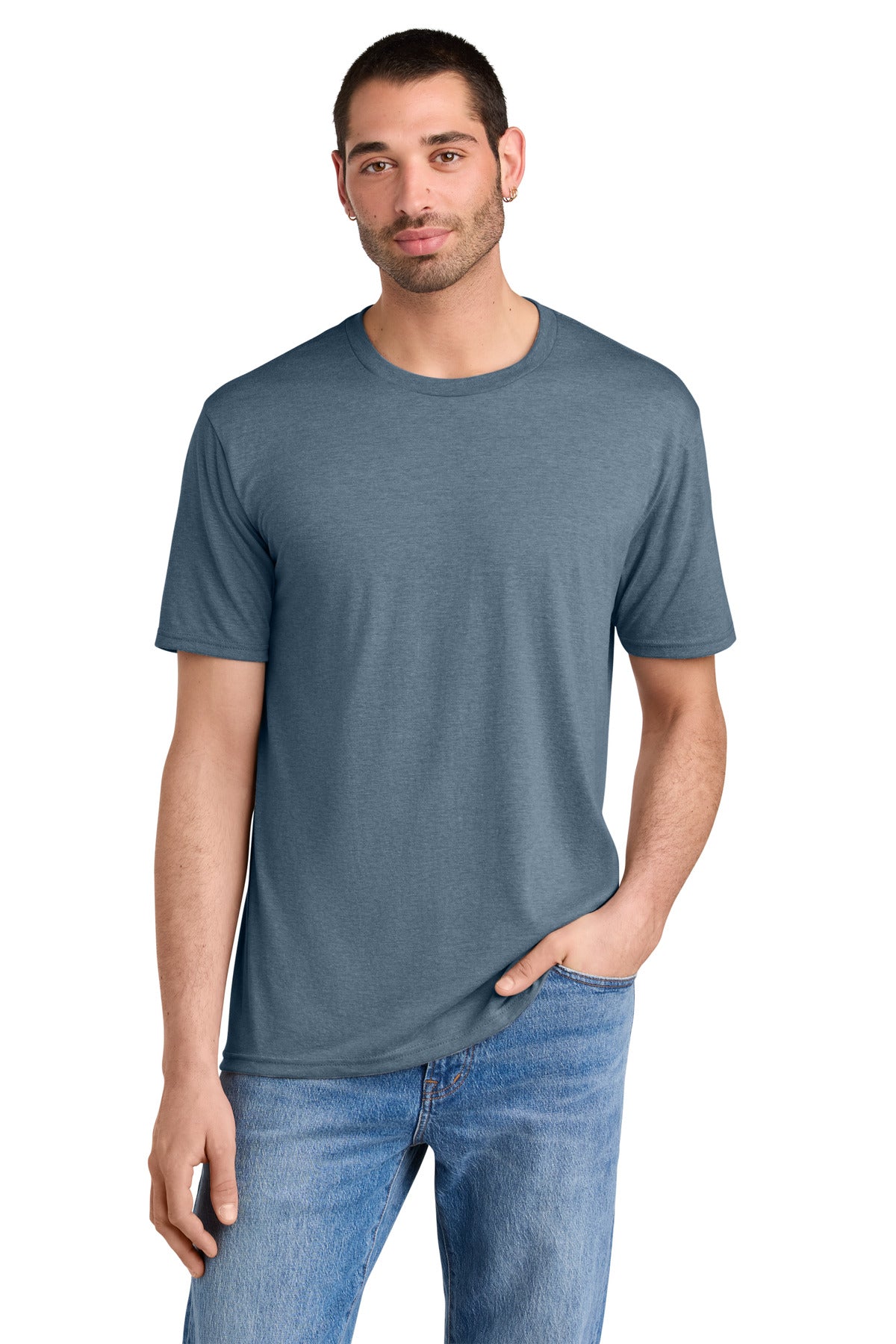 Custom Embroidery or DTF Print - District ® Perfect Tri ® Tee. DM130