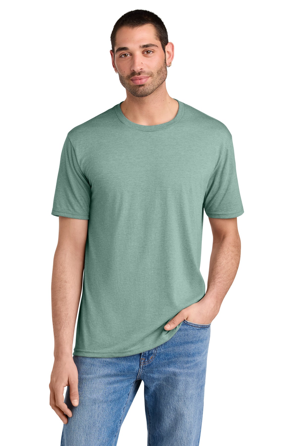 Custom Embroidery or DTF Print - District ® Perfect Tri ® Tee. DM130