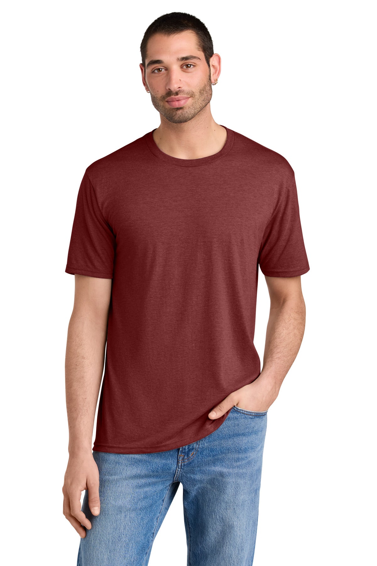 Custom Embroidery or DTF Print - District ® Perfect Tri ® Tee. DM130