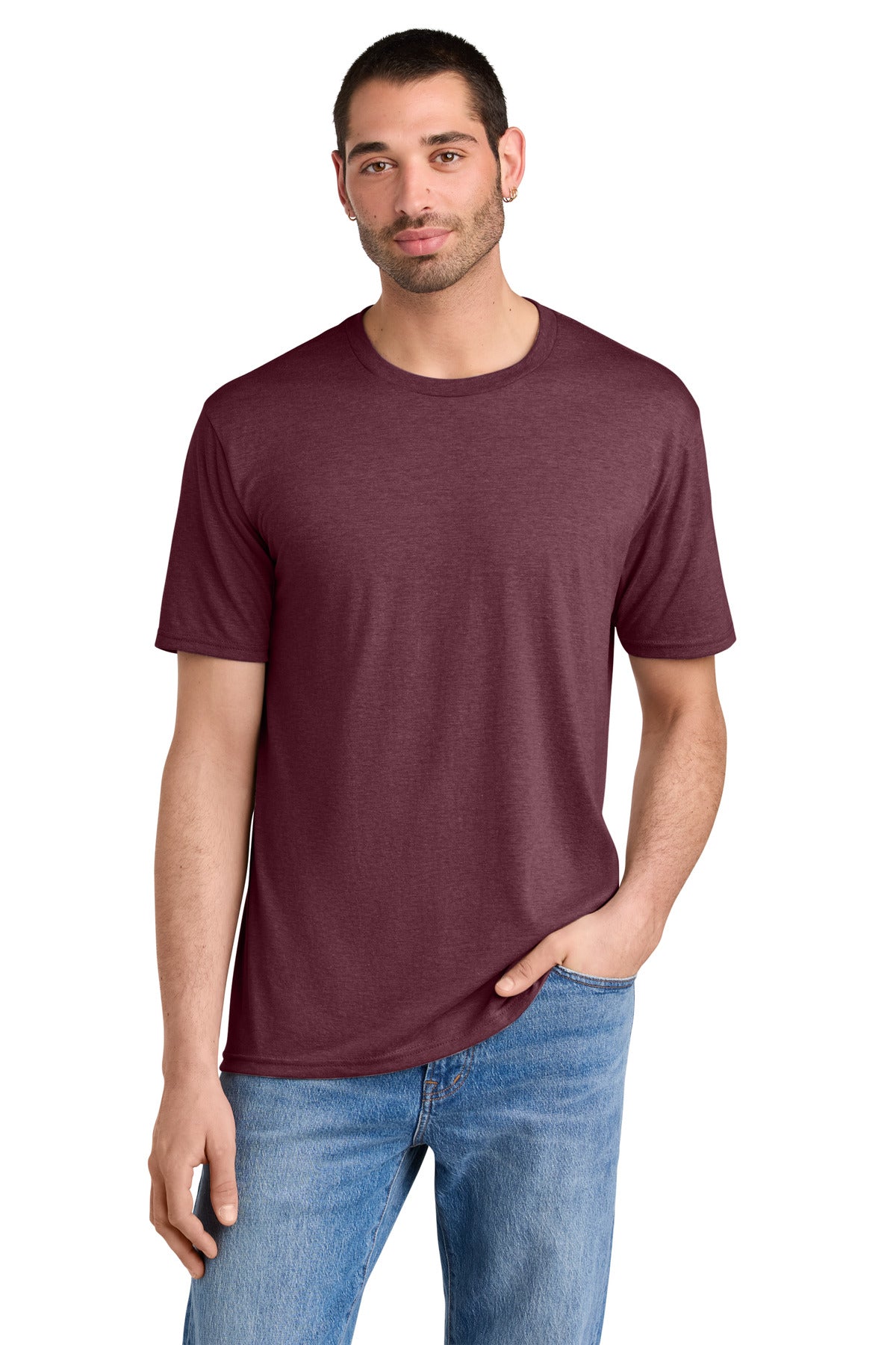 Custom Embroidery or DTF Print - District ® Perfect Tri ® Tee. DM130