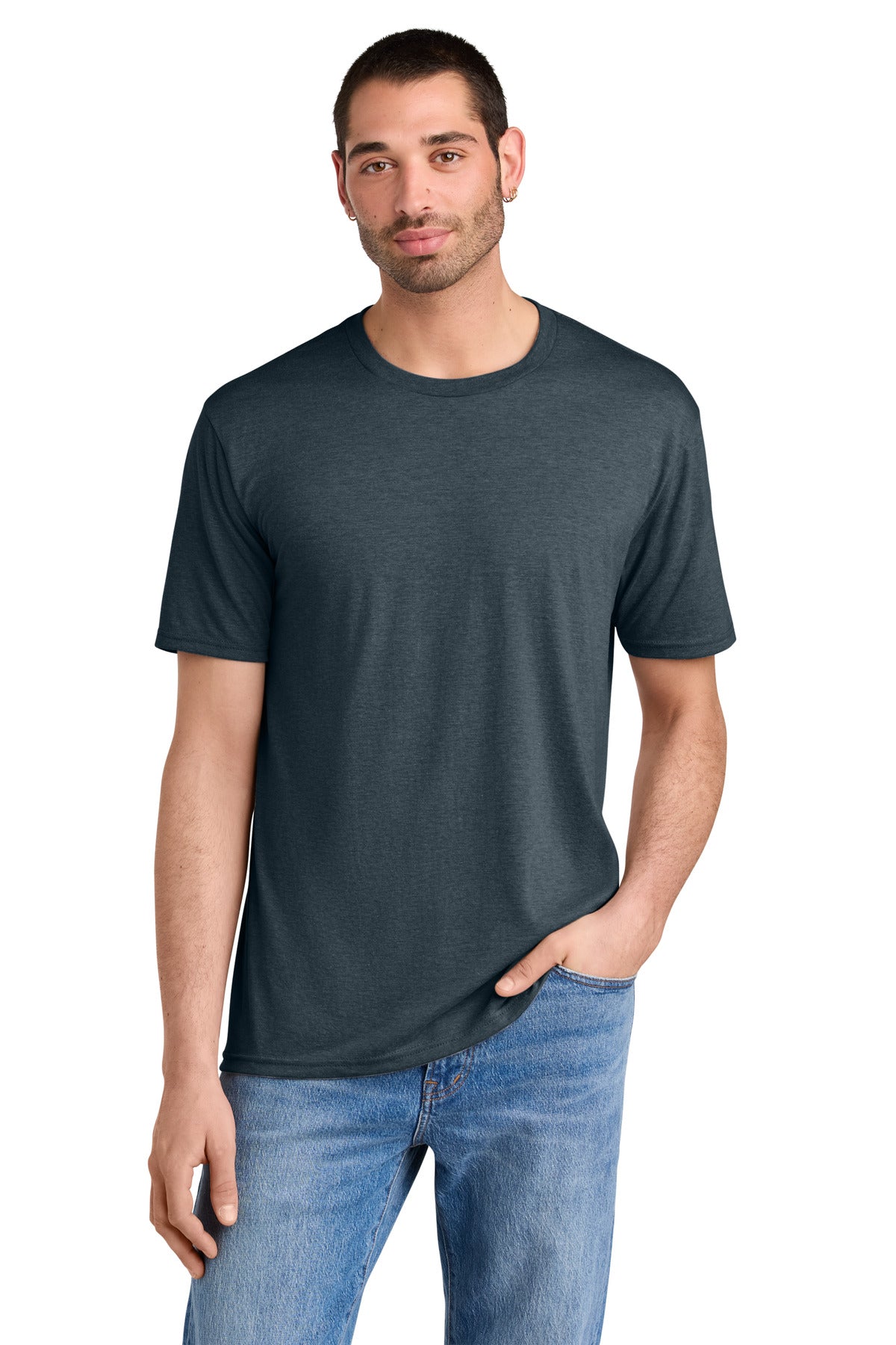 Custom Embroidery or DTF Print - District ® Perfect Tri ® Tee. DM130