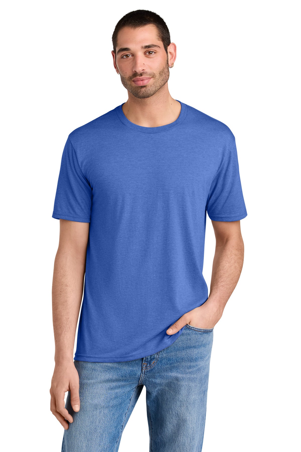 Custom Embroidery or DTF Print - District ® Perfect Tri ® Tee. DM130