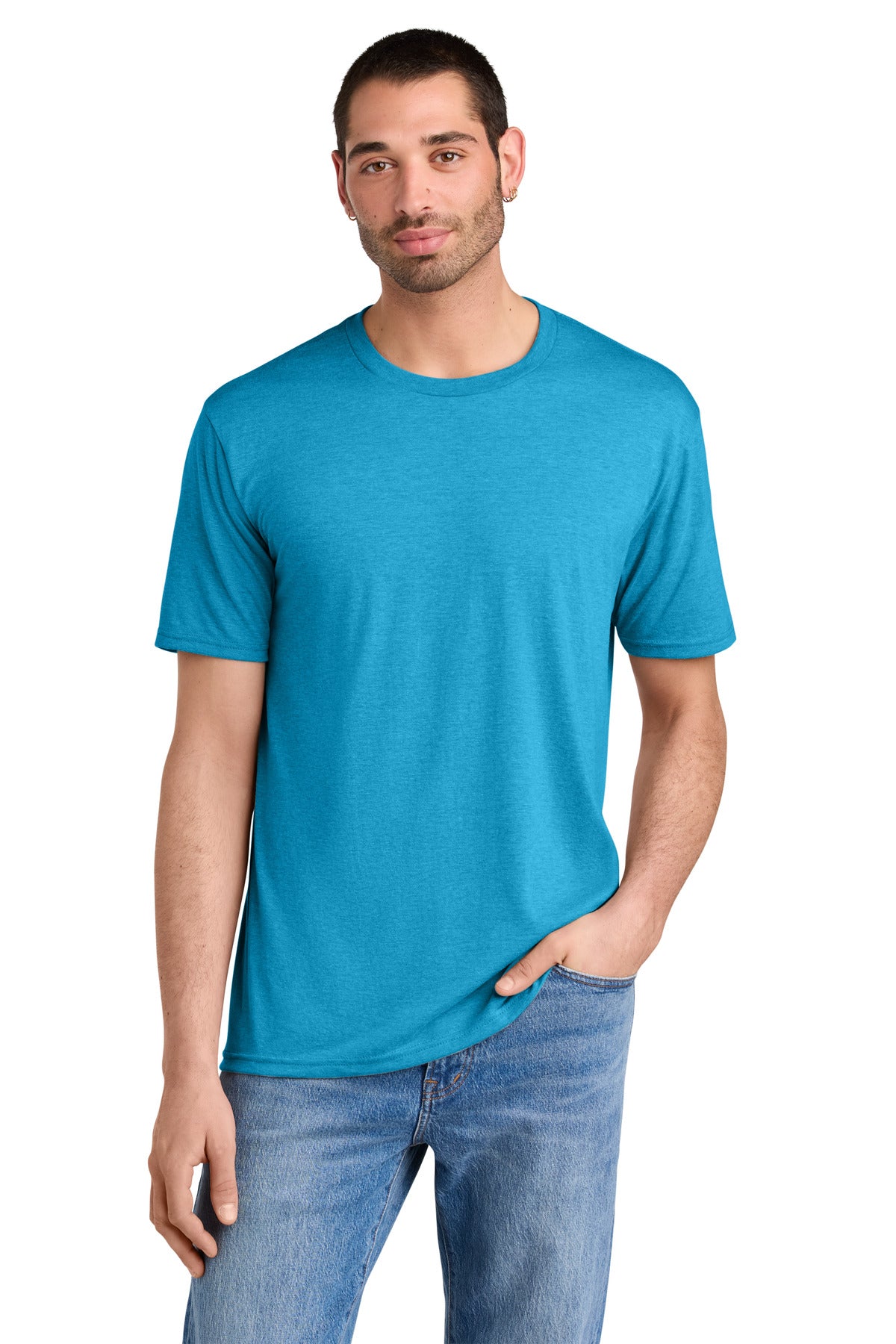 Custom Embroidery or DTF Print - District ® Perfect Tri ® Tee. DM130