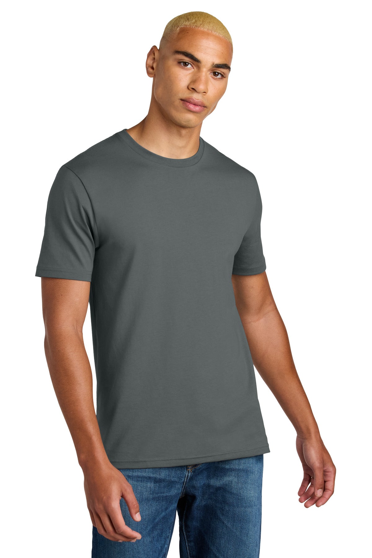Custom Embroidery or DTF Print - District ® Perfect Weight ® Icon Tee DT106